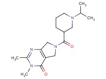 6-[(1-isopropyl-3-piperidinyl)carbonyl]-2,3-dimethyl-3,5,6,7-tetrahydro-4H-pyrrolo[3,4-d]pyrimidin-4-one