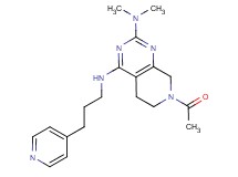 7-acetyl-N~2~,N~2~-dimethyl-N~4~-[3-(4-pyridinyl)propyl]-5,6,7,8-tetrahydropyrido[3,4-d]pyrimidine-2,4-diamine