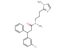 3-(3-chlorophenyl)-N-methyl-N-[3-(1-methyl-1H-imidazol-2-yl)propyl]-3-phenylpropanamide