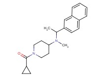 1-(cyclopropylcarbonyl)-N-methyl-N-[1-(2-naphthyl)ethyl]piperidin-4-amine