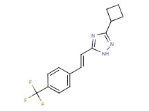 3-cyclobutyl-5-{(E)-2-[4-(trifluoromethyl)phenyl]vinyl}-1H-1,2,4-triazole