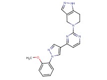 5-{4-[1-(2-methoxyphenyl)-1H-pyrazol-4-yl]-2-pyrimidinyl}-4,5,6,7-tetrahydro-1H-pyrazolo[4,3-c]pyridine
