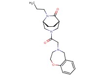 (1S*,5R*)-3-(2,3-dihydro-1,4-benzoxazepin-4(5H)-ylacetyl)-6-propyl-3,6-diazabicyclo[3.2.2]nonan-7-one