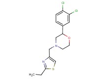 2-(3,4-dichlorophenyl)-4-[(2-ethyl-1,3-thiazol-4-yl)methyl]morpholine