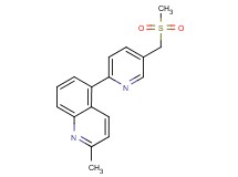2-methyl-5-{5-[(methylsulfonyl)methyl]pyridin-2-yl}quinoline