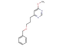 4-[3-(benzyloxy)propyl]-6-methoxypyrimidine