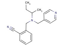 2-{[sec-butyl(pyridin-4-ylmethyl)amino]methyl}benzonitrile
