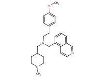 (5-isoquinolinylmethyl)[2-(4-methoxyphenyl)ethyl][(1-methyl-4-piperidinyl)methyl]amine