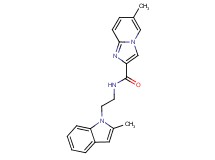 6-methyl-N-[2-(2-methyl-1H-indol-1-yl)ethyl]imidazo[1,2-a]pyridine-2-carboxamide