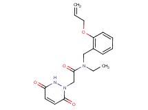 N-[2-(allyloxy)benzyl]-2-(3,6-dioxo-3,6-dihydropyridazin-1(2H)-yl)-N-ethylacetamide