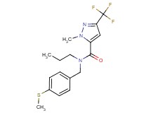 1-methyl-N-[4-(methylthio)benzyl]-N-propyl-3-(trifluoromethyl)-1H-pyrazole-5-carboxamide