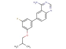 6-(3-fluoro-5-isobutoxyphenyl)quinazolin-4-amine
