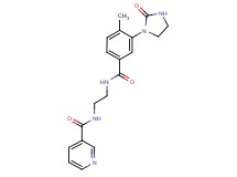 N-(2-{[4-methyl-3-(2-oxoimidazolidin-1-yl)benzoyl]amino}ethyl)nicotinamide