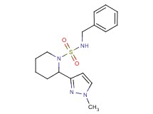 N-benzyl-2-(1-methyl-1H-pyrazol-3-yl)piperidine-1-sulfonamide