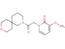3-methoxy-1-[2-(9-oxa-2-azaspiro[5.5]undec-2-yl)-2-oxoethyl]pyridin-2(1H)-one