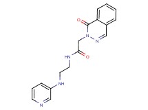 2-(1-oxo-2(1H)-phthalazinyl)-N-[2-(3-pyridinylamino)ethyl]acetamide