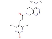 5-{3-[4-(dimethylamino)-5,8-dihydropyrido[3,4-d]pyrimidin-7(6H)-yl]-3-oxopropyl}-4,6-dimethylpyrimidin-2-ol