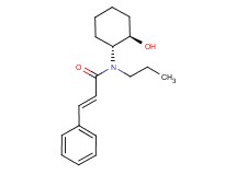 (2E)-N-[(1R*,2R*)-2-hydroxycyclohexyl]-3-phenyl-N-propylacrylamide