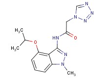 N-(4-isopropoxy-1-methyl-1H-indazol-3-yl)-2-(1H-tetrazol-1-yl)acetamide