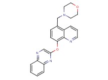 2-{[5-(morpholin-4-ylmethyl)quinolin-8-yl]oxy}quinoxaline