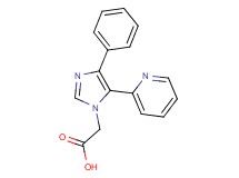 [4-phenyl-5-(2-pyridinyl)-1H-imidazol-1-yl]acetic acid
