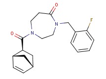 1-[(1R*,2S*,4R*)-bicyclo[2.2.1]hept-5-en-2-ylcarbonyl]-4-(2-fluorobenzyl)-1,4-diazepan-5-one