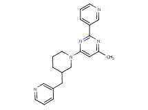 4-methyl-2-pyridin-3-yl-6-[3-(pyridin-3-ylmethyl)piperidin-1-yl]pyrimidine