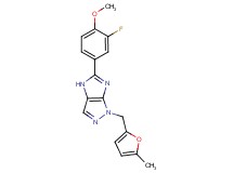 5-(3-fluoro-4-methoxyphenyl)-1-[(5-methyl-2-furyl)methyl]-1,4-dihydroimidazo[4,5-c]pyrazole