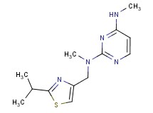 N~2~-[(2-isopropyl-1,3-thiazol-4-yl)methyl]-N~2~,N~4~-dimethylpyrimidine-2,4-diamine