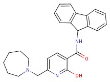6-(1-azepanylmethyl)-N-9H-fluoren-9-yl-2-hydroxynicotinamide