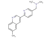 N,N-dimethyl-1-[6-(6-methylquinolin-3-yl)pyridin-3-yl]methanamine