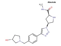 (4S)-4-[4-(4-{[(3R)-3-hydroxy-1-pyrrolidinyl]methyl}phenyl)-1H-1,2,3-triazol-1-yl]-N-methyl-L-prolinamide dihydrochloride