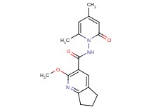 N-(4,6-dimethyl-2-oxopyridin-1(2H)-yl)-2-methoxy-6,7-dihydro-5H-cyclopenta[b]pyridine-3-carboxamide