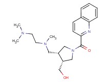 [(3R*,4R*)-4-{[[2-(dimethylamino)ethyl](methyl)amino]methyl}-1-(quinolin-2-ylcarbonyl)pyrrolidin-3-yl]methanol