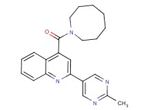 4-(azocan-1-ylcarbonyl)-2-(2-methylpyrimidin-5-yl)quinoline