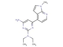 N~2~,N~2~-diethyl-6-(1-methyl-1H-pyrrolo[2,3-b]pyridin-4-yl)-2,4-pyrimidinediamine