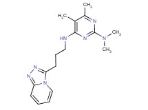 N~2~,N~2~,5,6-tetramethyl-N~4~-(3-[1,2,4]triazolo[4,3-a]pyridin-3-ylpropyl)pyrimidine-2,4-diamine