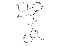 N-[rel-(2R,3R)-2-methoxy-2,3-dihydrospiro[indene-1,4'-piperidin]-3-yl]-1-methyl-1H-indole-3-carboxamide hydrochloride