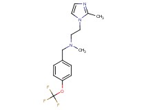 N-methyl-2-(2-methyl-1H-imidazol-1-yl)-N-[4-(trifluoromethoxy)benzyl]ethanamine