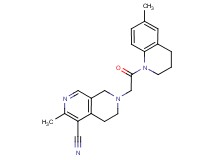 3-methyl-7-[2-(6-methyl-3,4-dihydroquinolin-1(2H)-yl)-2-oxoethyl]-5,6,7,8-tetrahydro-2,7-naphthyridine-4-carbonitrile