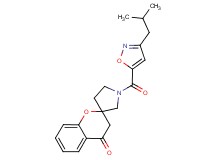 1'-[(3-isobutyl-5-isoxazolyl)carbonyl]spiro[chromene-2,3'-pyrrolidin]-4(3H)-one
