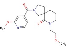7-(2-methoxyethyl)-2-(2-methoxyisonicotinoyl)-2,7-diazaspiro[4.5]decan-6-one