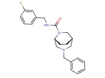 (1S*,5R*)-3-benzyl-N-(3-fluorobenzyl)-3,6-diazabicyclo[3.2.2]nonane-6-carboxamide