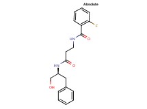N-(3-{[(1S)-1-benzyl-2-hydroxyethyl]amino}-3-oxopropyl)-2-fluorobenzamide