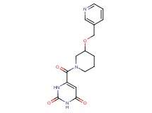 6-{[3-(3-pyridinylmethoxy)-1-piperidinyl]carbonyl}-2,4(1H,3H)-pyrimidinedione