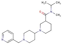 N-isopropyl-N-methyl-1'-(pyridin-3-ylmethyl)-1,4'-bipiperidine-3-carboxamide