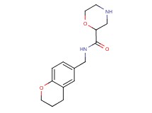 N-(3,4-dihydro-2H-chromen-6-ylmethyl)-2-morpholinecarboxamide hydrochloride