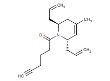 (2S*,6S*)-2,6-diallyl-1-hex-5-ynoyl-4-methyl-1,2,3,6-tetrahydropyridine