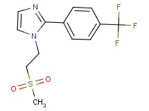 1-[2-(methylsulfonyl)ethyl]-2-[4-(trifluoromethyl)phenyl]-1H-imidazole