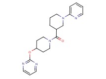 2-({1-[(1-pyridin-2-ylpiperidin-3-yl)carbonyl]piperidin-4-yl}oxy)pyrimidine